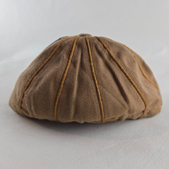 New York City Hat Mens Fitted XL Beige Brown KB Ethos Souvernir 212 Y2k Cap - Picture 5 of 9